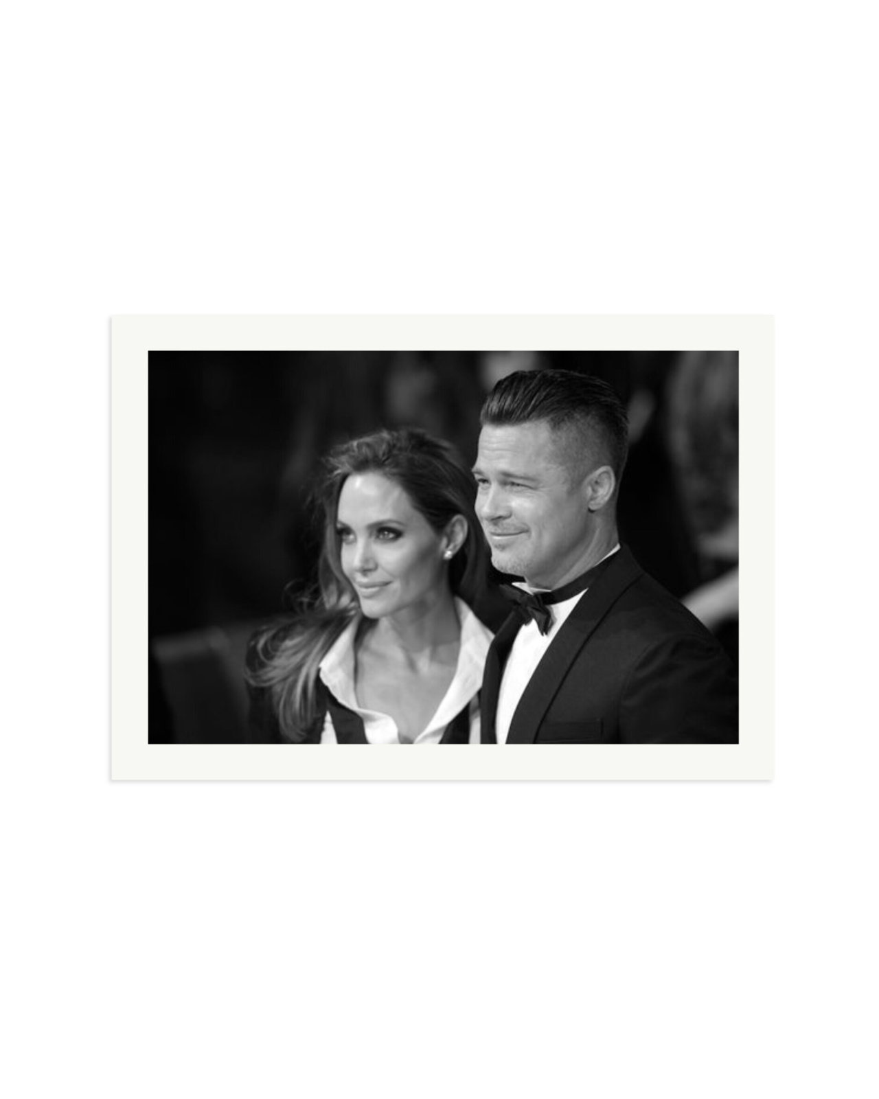 Brad Pitt and Angelina Jolie Print Only / XXL