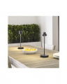 Doppia Accent Rechargeable Table Lamp Black