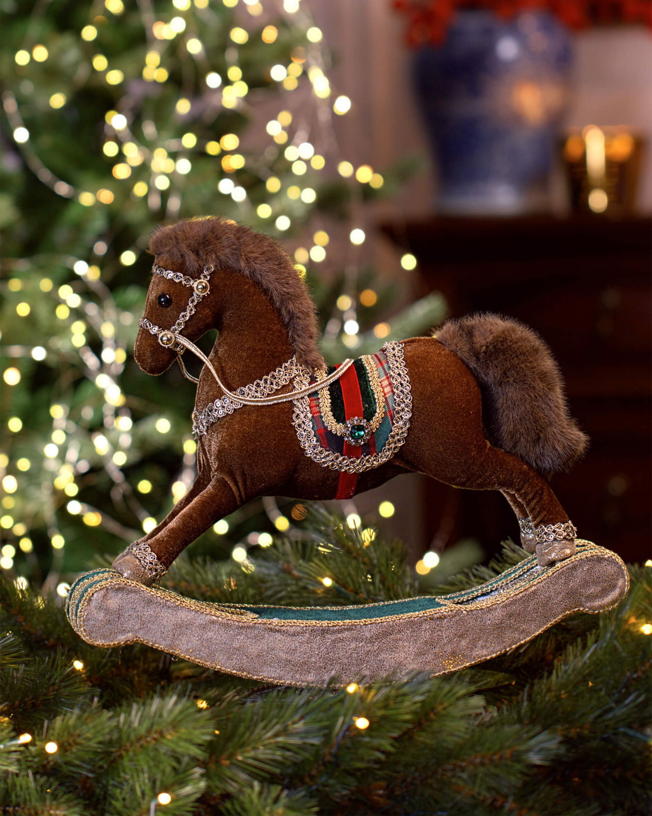 Rusky Rocking Horse Christmas Decoration