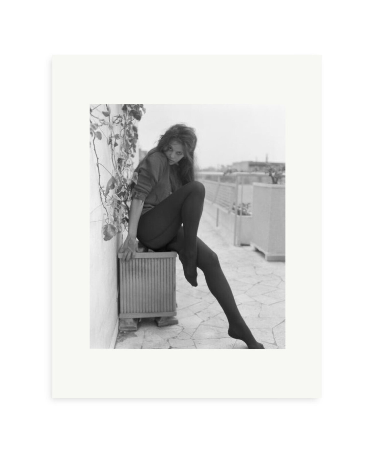 Cardinale Posing in Rome Print Only / Small
