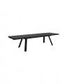 Matera dining table graphite 218-336 cm
