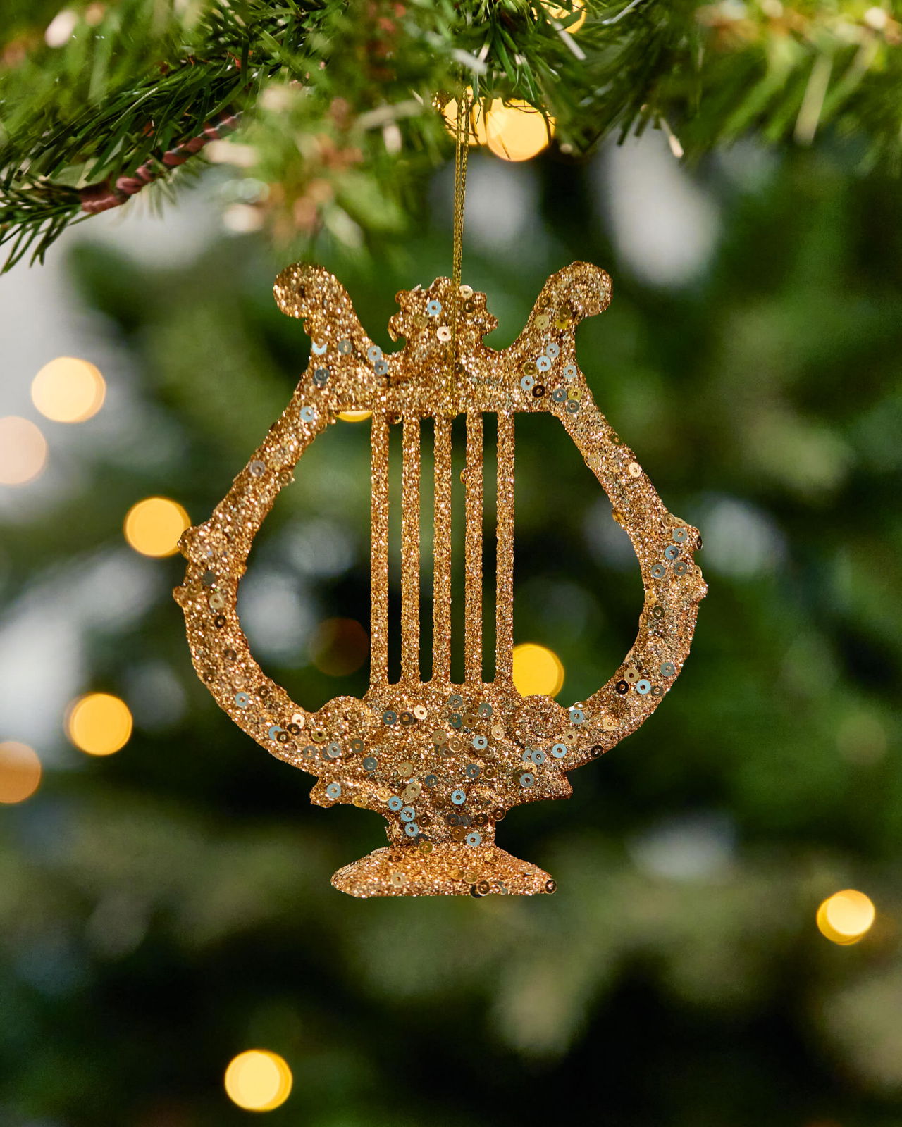 Cantrelle Lyre Ornament Gold