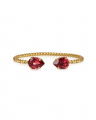 Mini Drop bracelet mulberry red