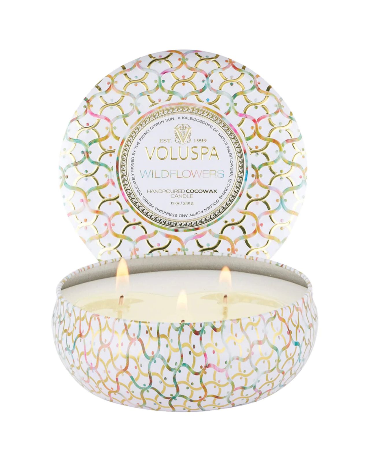 Wildflowers doftljus 3-wick