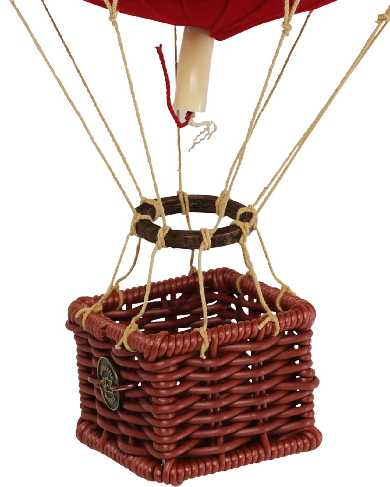 Travels Light luftballong sammet röd