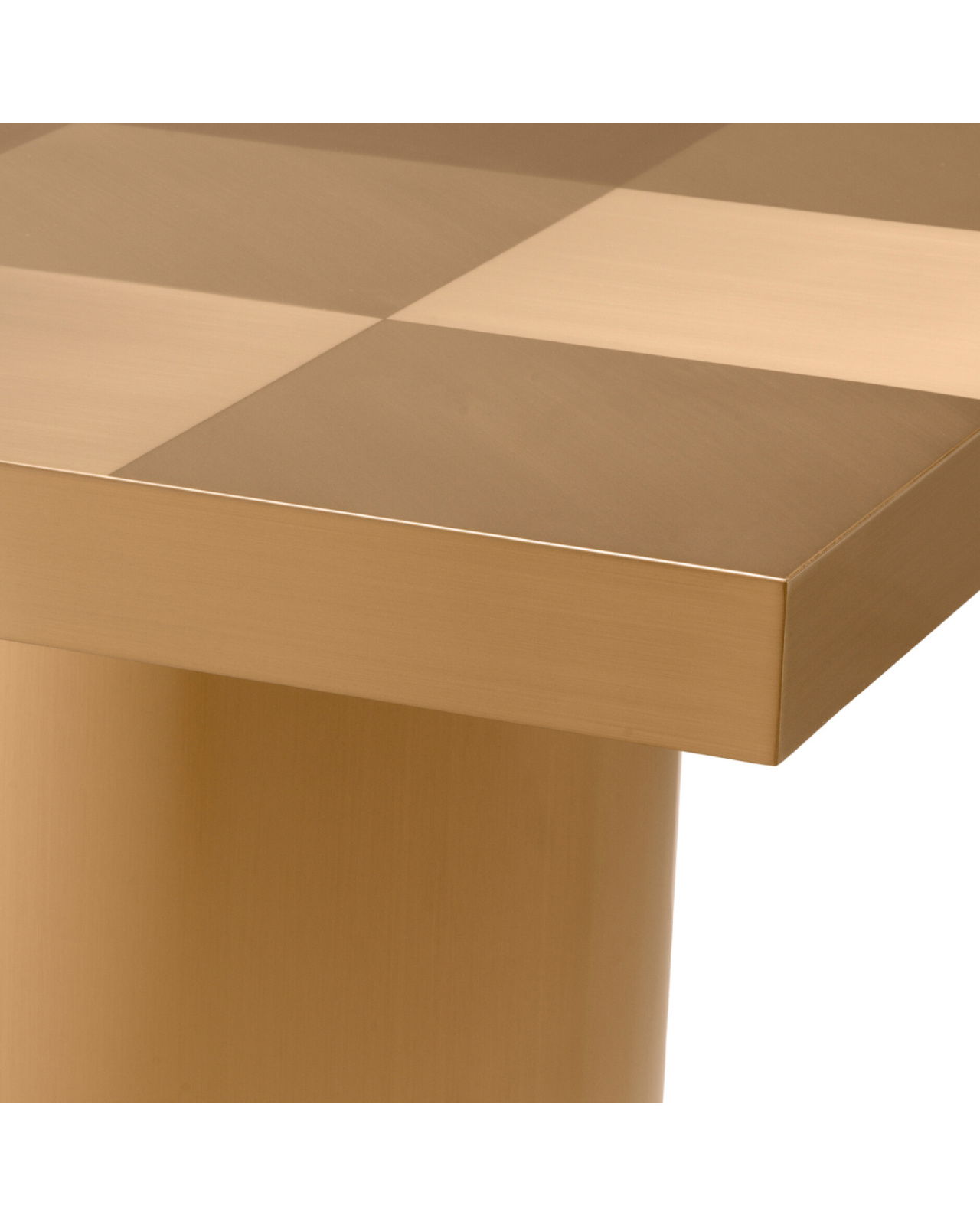 Laporte sidobord borstad mässing