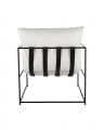 Cannes armchair white