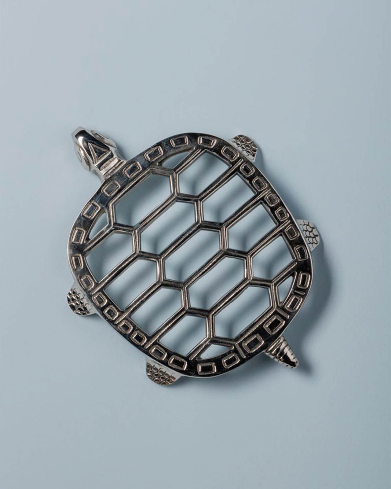 Turtle Trivet Silver