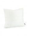 Abstract fringe cushion cover offwhite