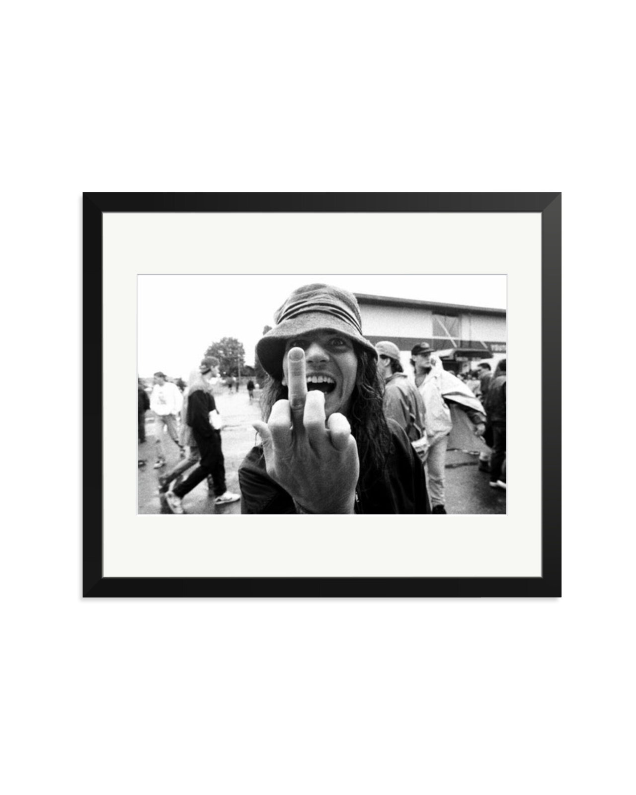 Eddie Vedder Flipping the Bird Black / Large