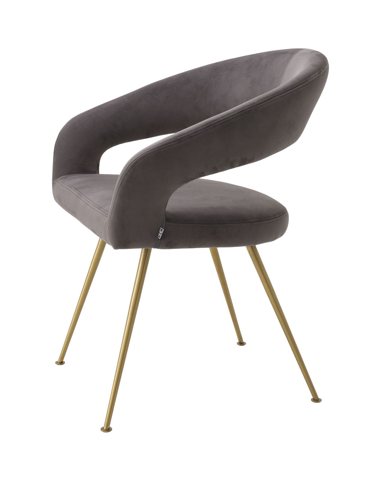 Bravo matstol savona grey velvet