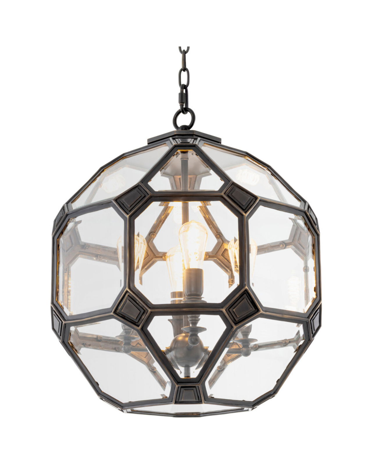 Olympia plafondlamp brons