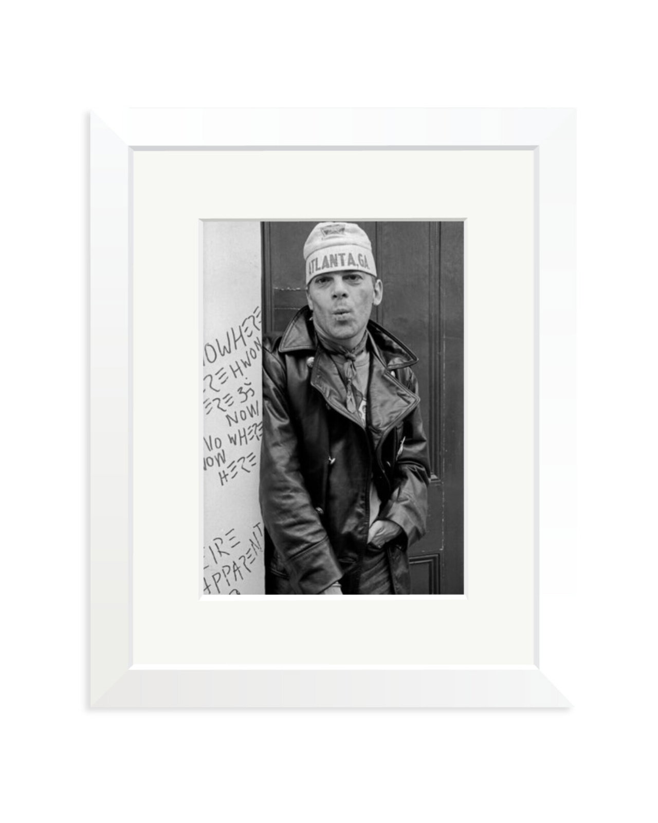 Ian Dury Outside Stiff Records 1978 London White / Small