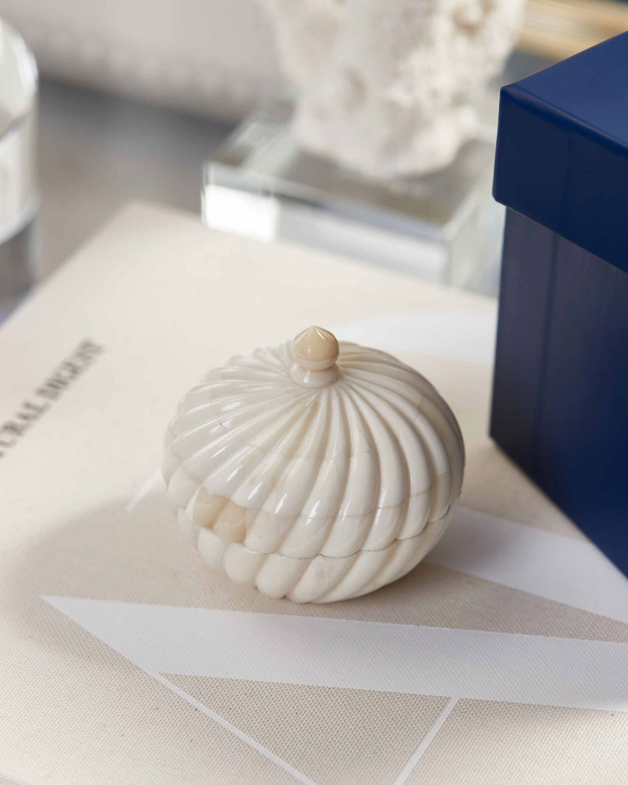 Maregio dekorationsask vit