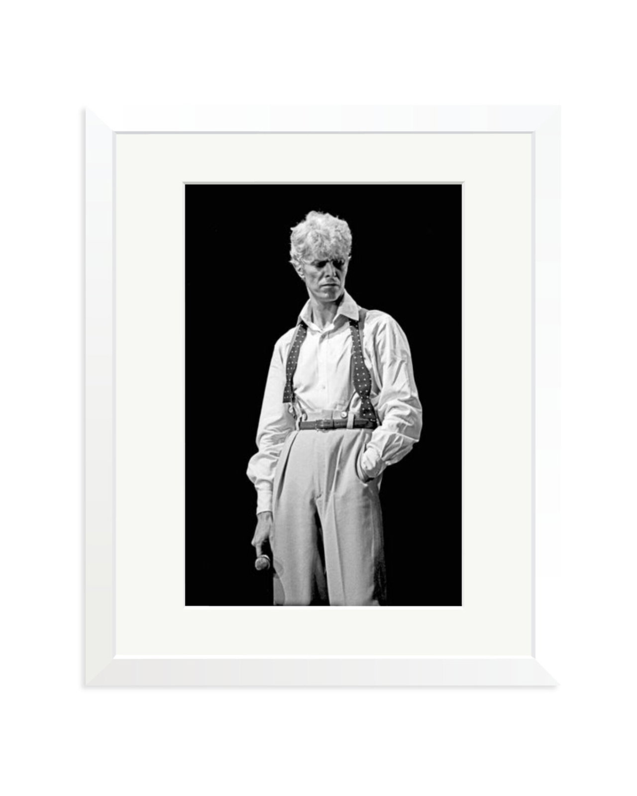 David Bowie 1983 Black and White White / Medium