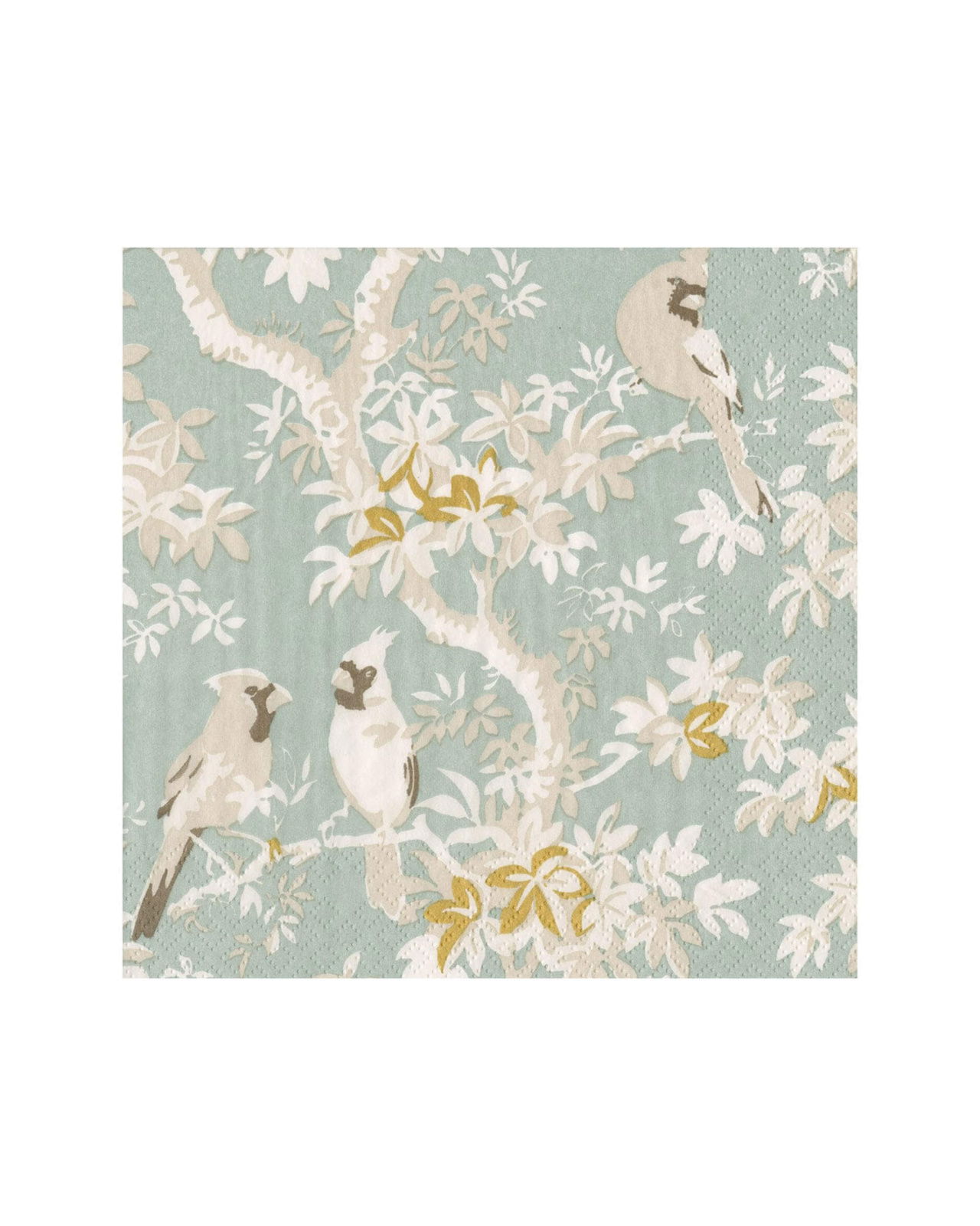 Scenic Songbirds Napkins Blue 20-pack