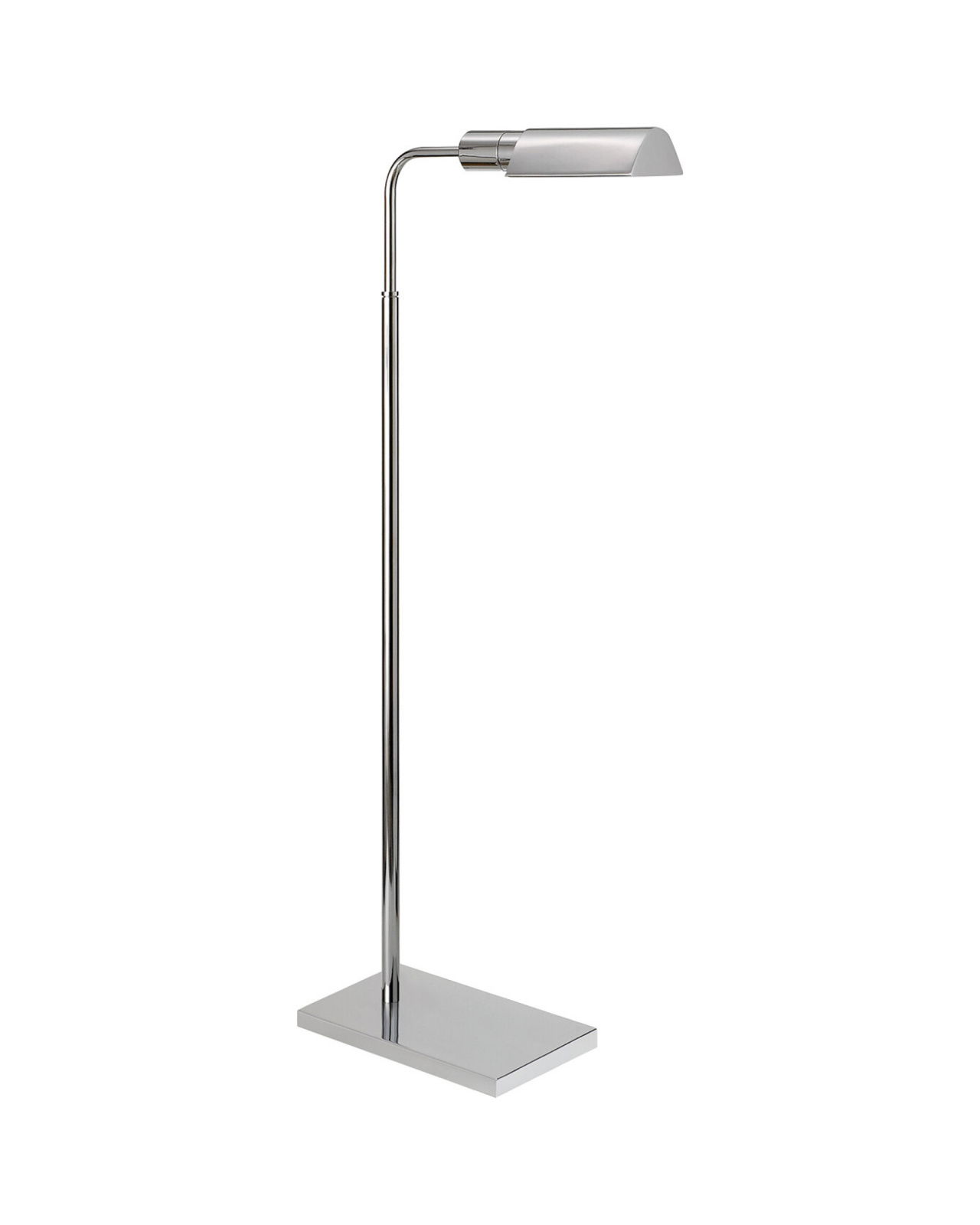 Studio golvlampa justerbar nickel