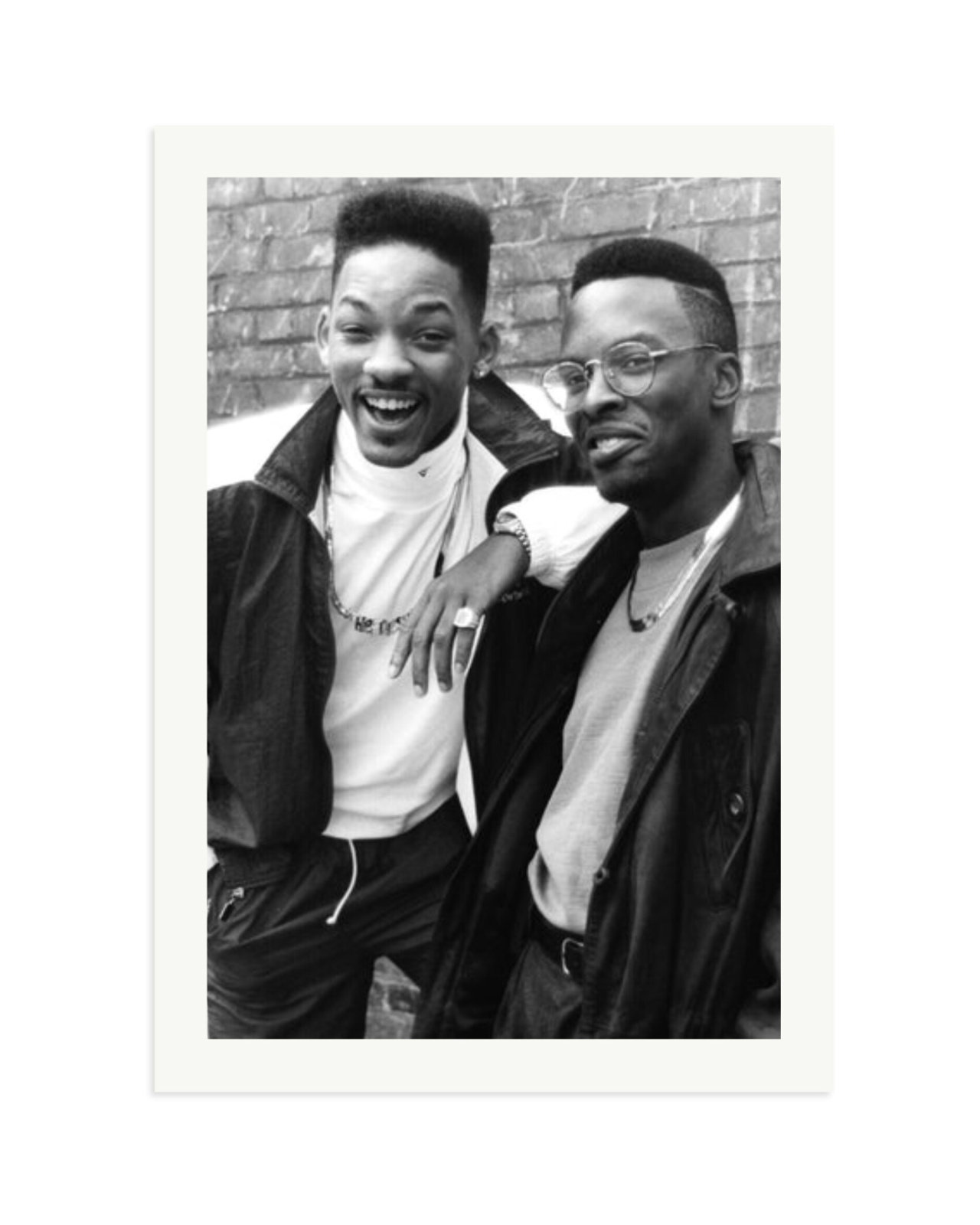 DJ Jazzy Jeff & The Fresh Prince Will Smith Print Only / XXL