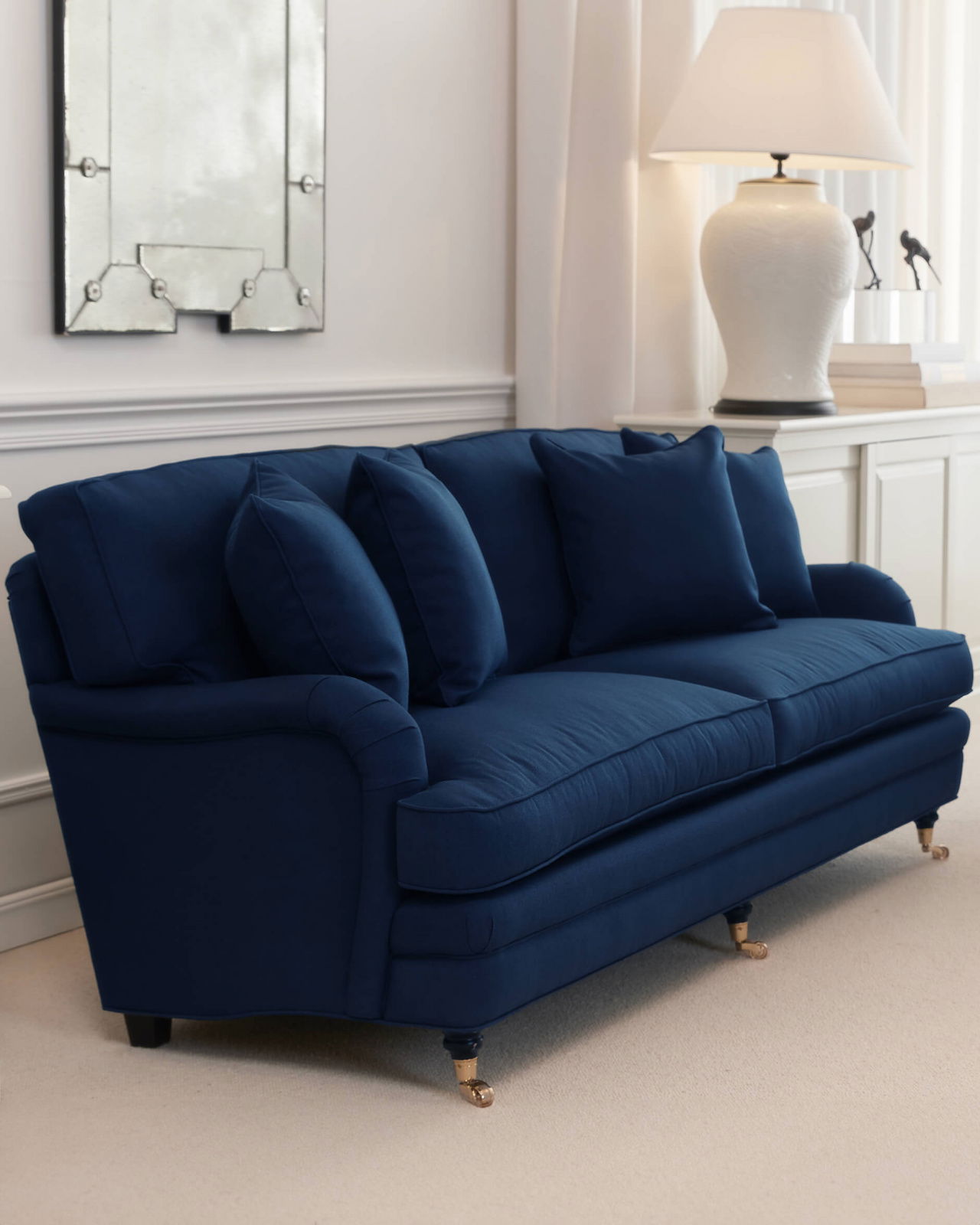 Howard Heritage Sofa 3-seater Indigo