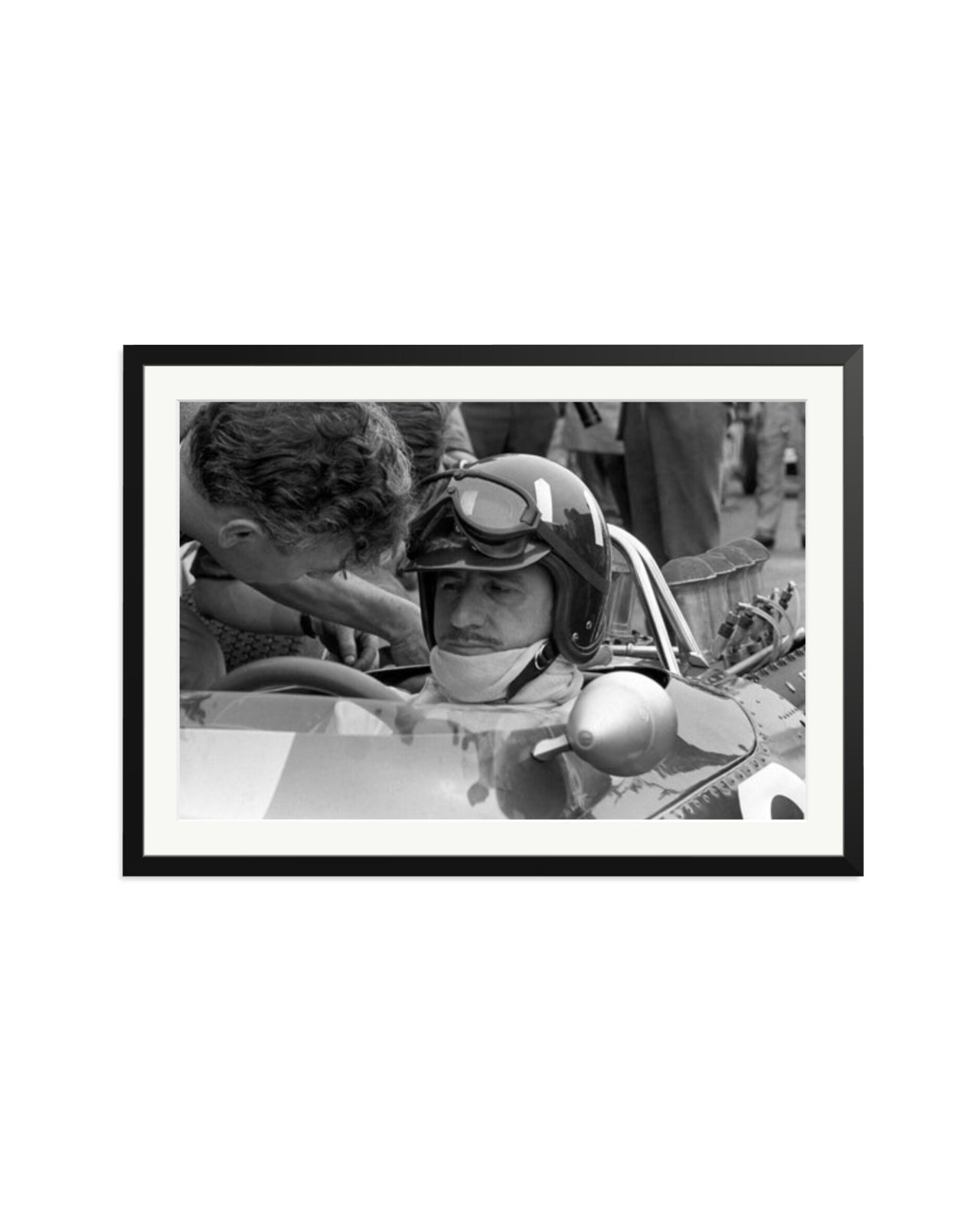 Graham Hill and Keith Duckworth Black / XXL