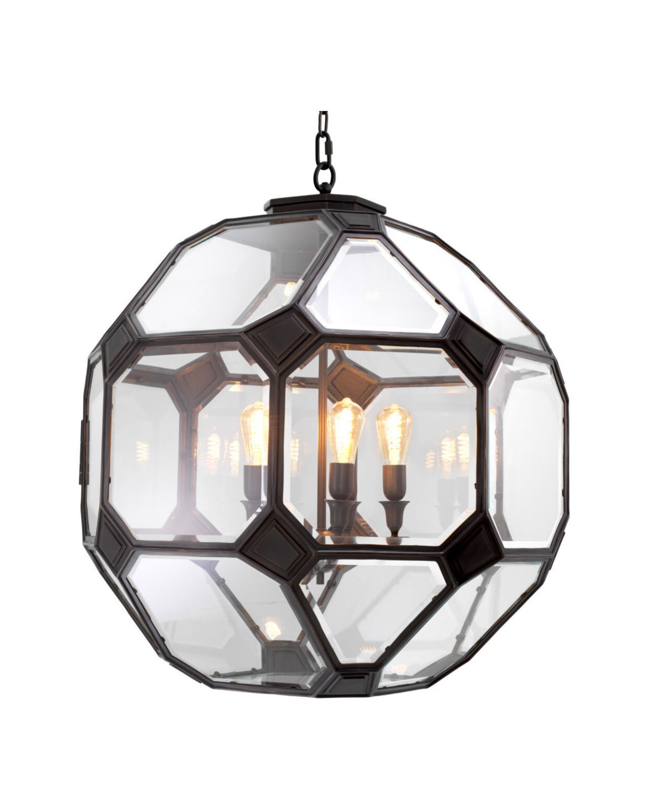 Olympia plafondlamp brons
