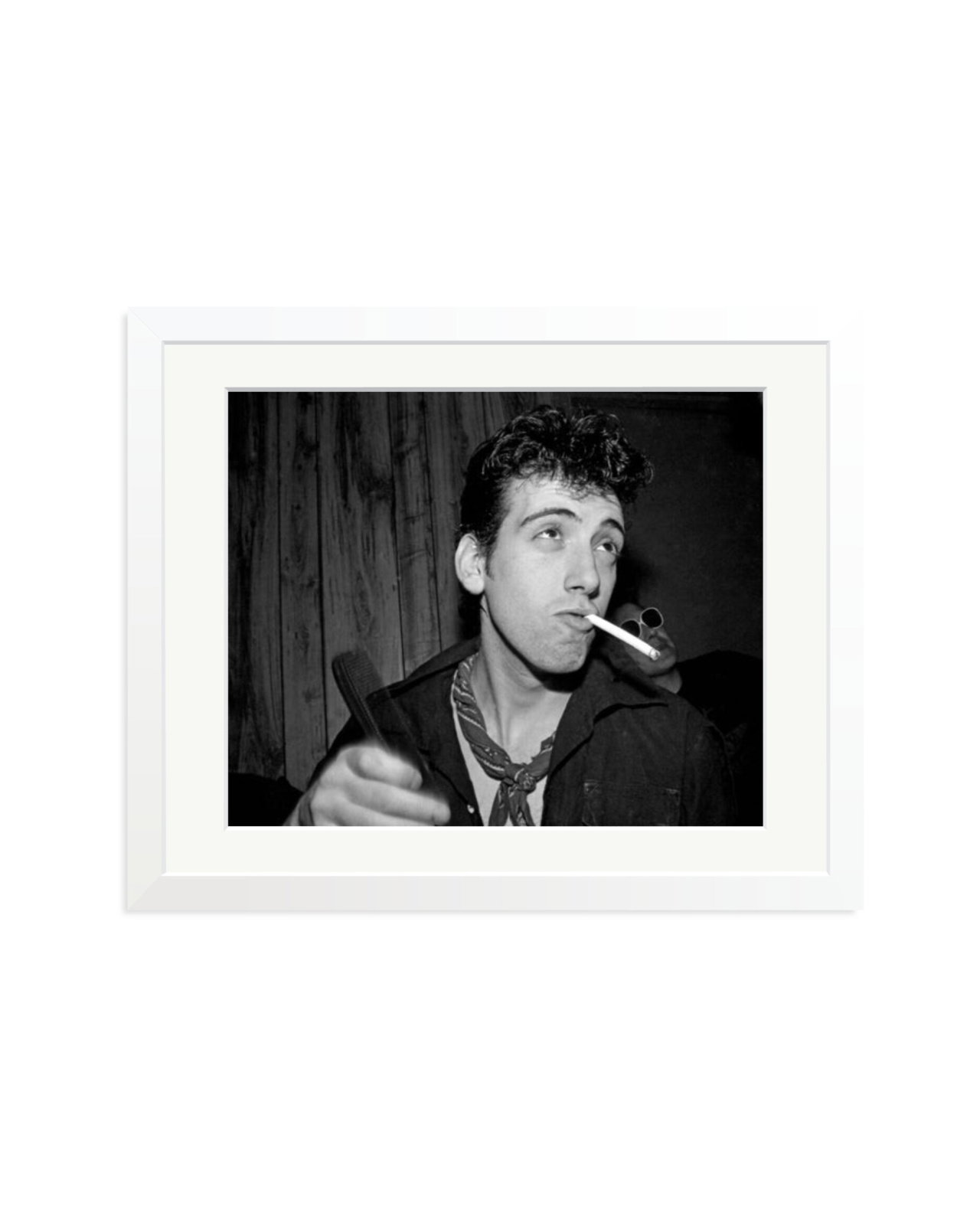 Mick Jones of The Clash Backstage 1979 White / Medium