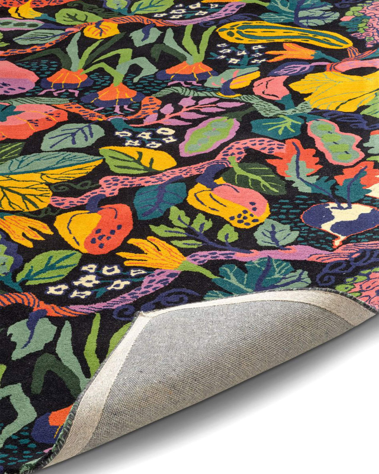 Heritage Garden matto charcoal multi
