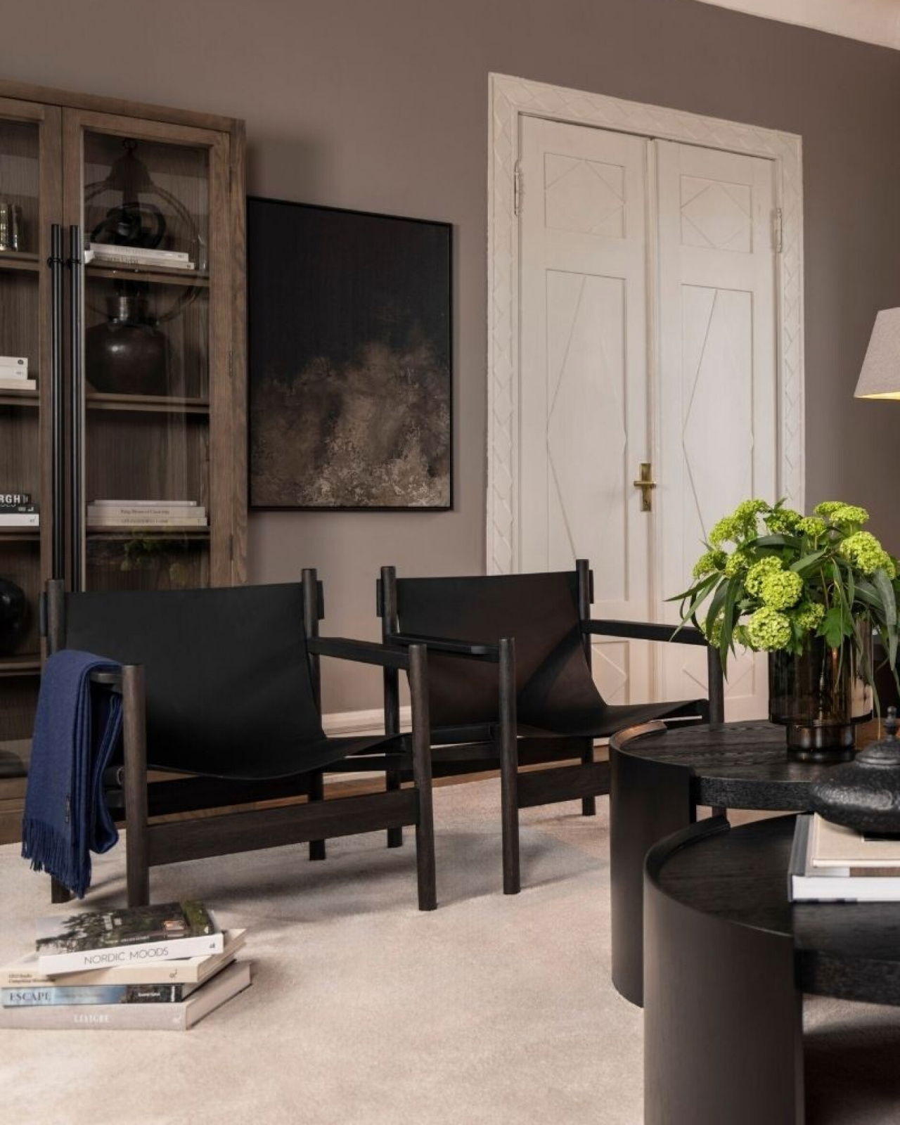 Livigno indigo throw