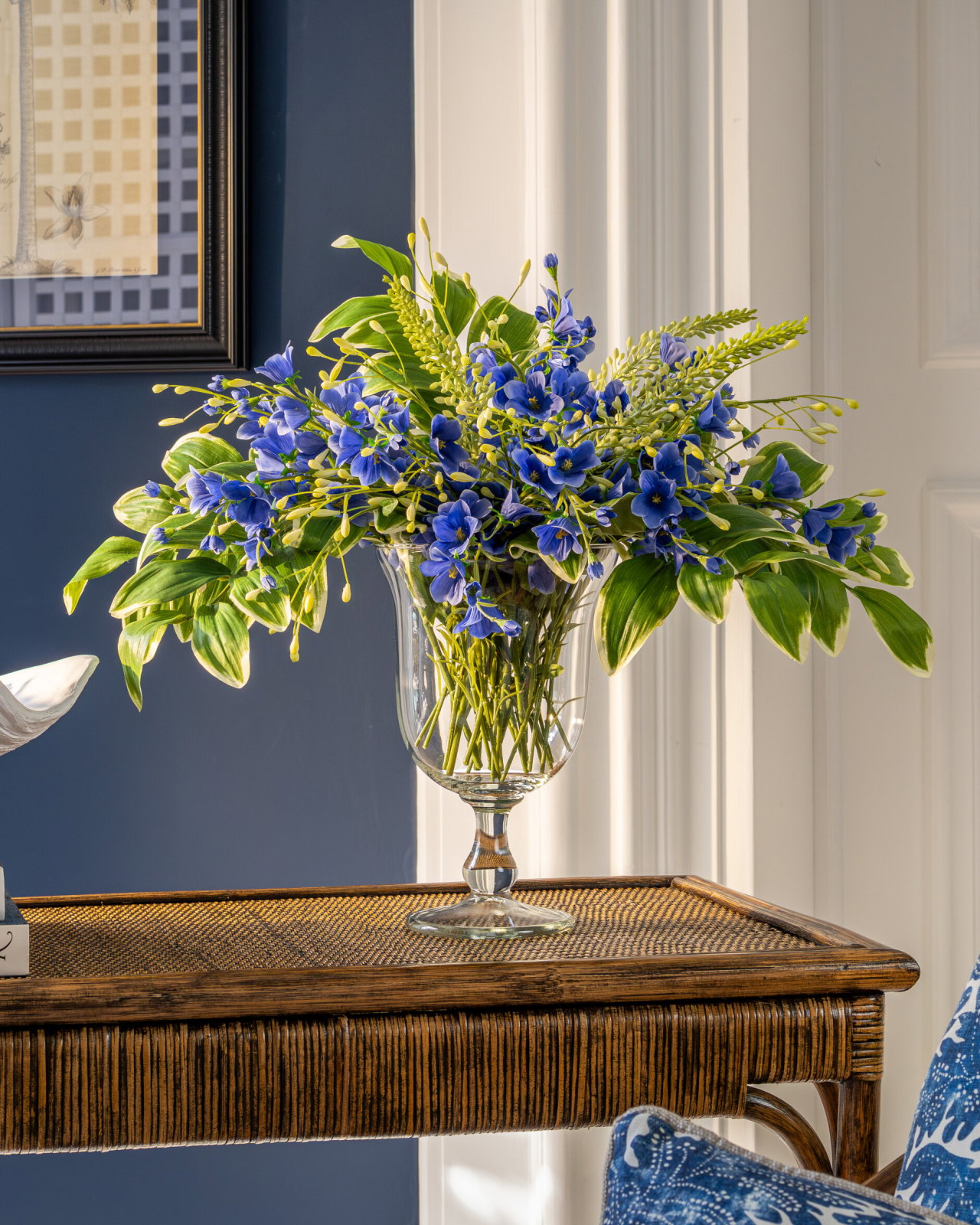 Sterling glass vase