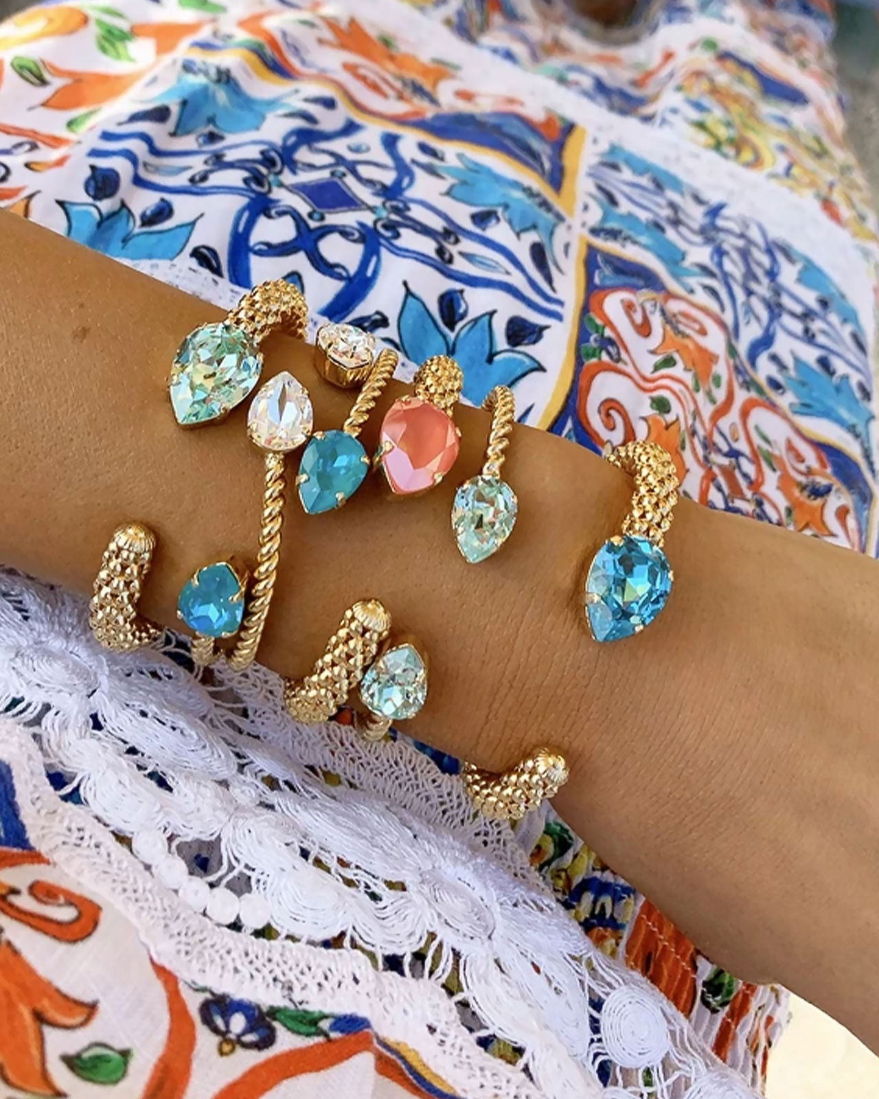 Mini Drop armband crystal