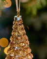 Christmas Tree Ornament Gold