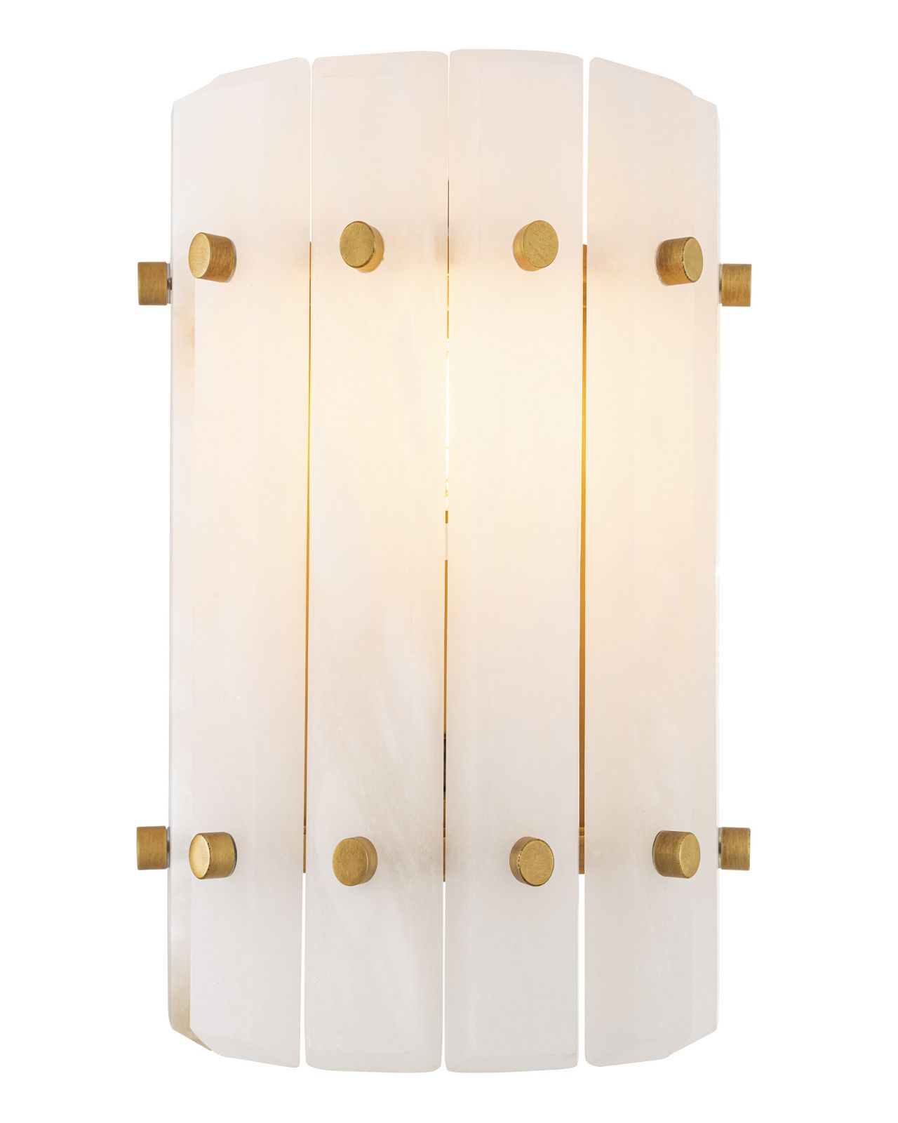 Blason Wall Lamp Antique Brass Single