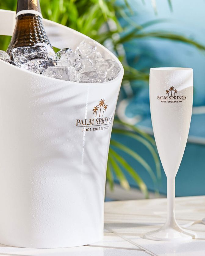 Palm Springs champagne cooler white