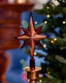 Marguerite Tree Topper Star Red