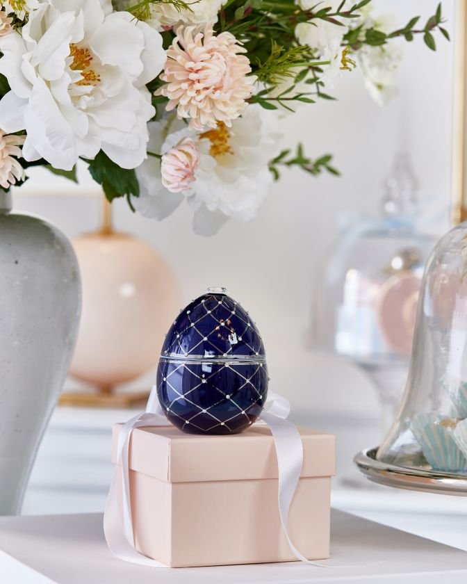 Royal Easter Fabergé Scented Candle, Blue
