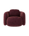 Dixonin pyörivä kangasnojatuoli Gabby burgundy