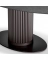 Volterra Dining Table Black Marble