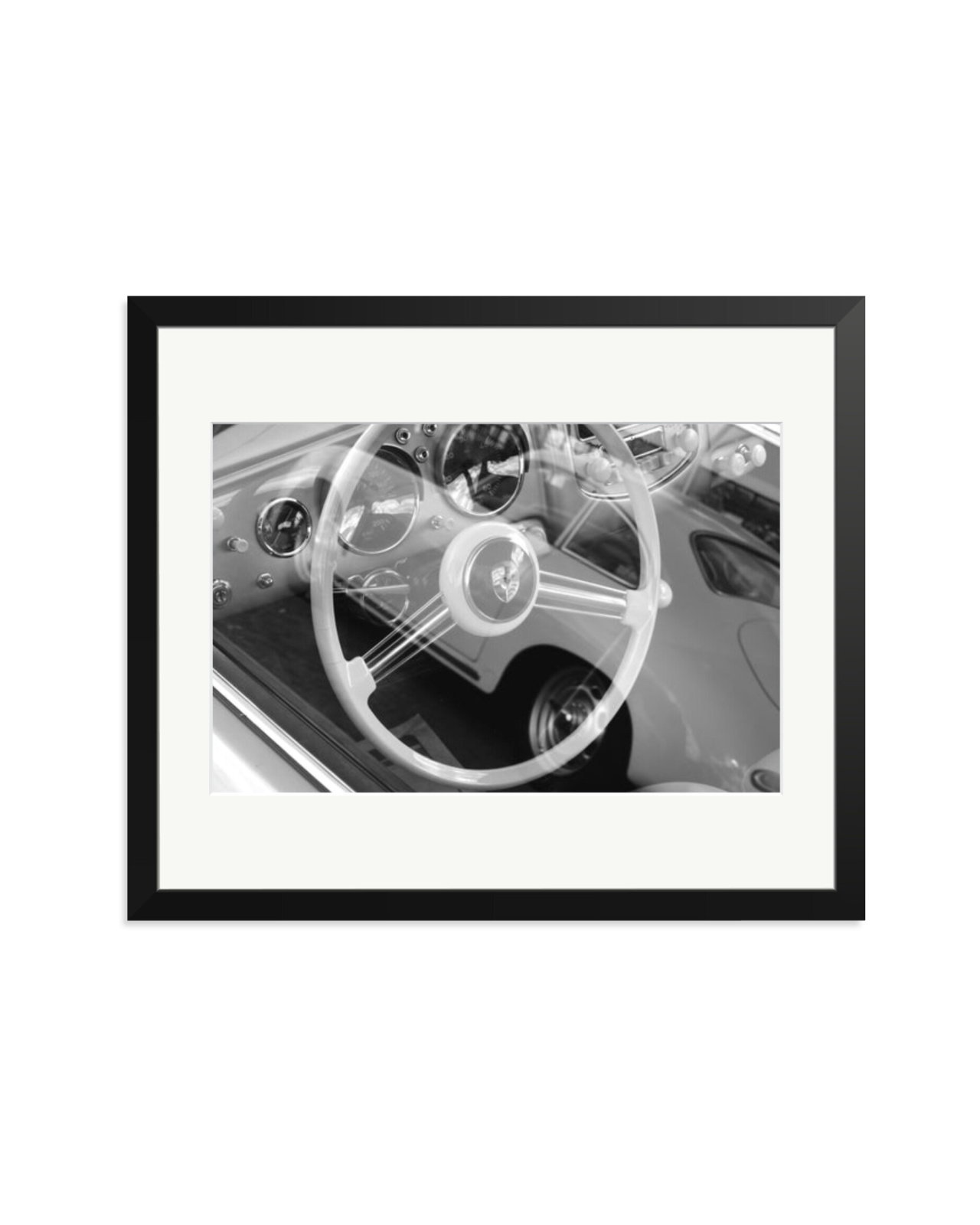 Porsche Steering Wheel Black / Large
