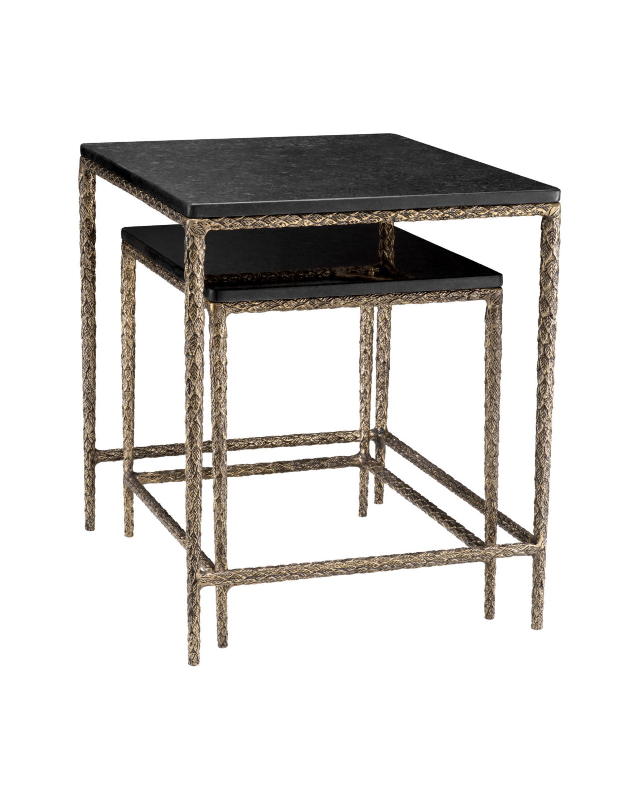 Ferndale sidobord svart 2-set