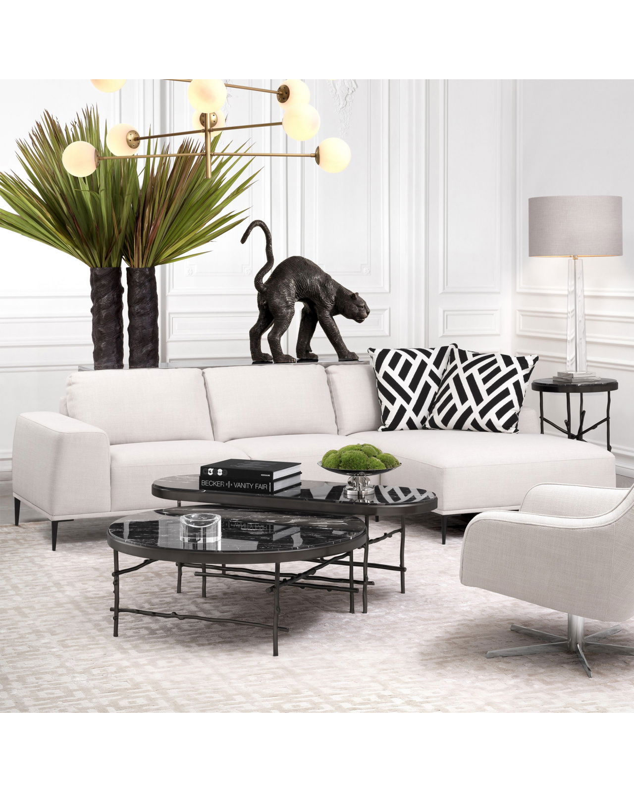 Tomasso soffbord brons OUTLET