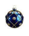 Millie kerstbal blauw