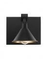 Anzio wall lamp single black