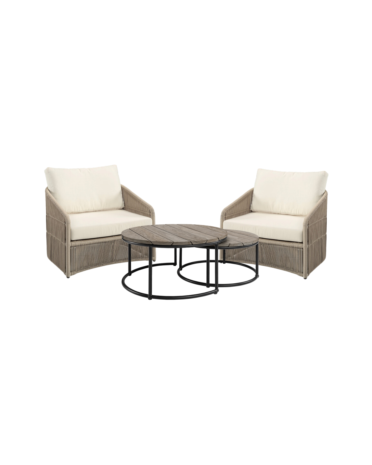 Los Cabos Sessel mit Anson Couchtisch