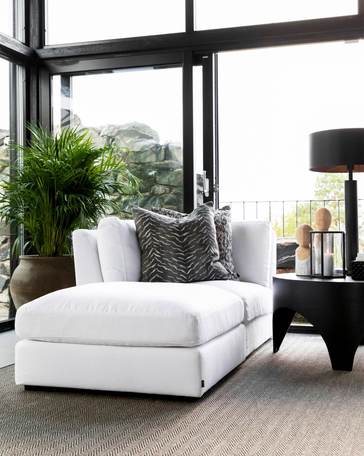 Lamont cushion cover grey OUTLET