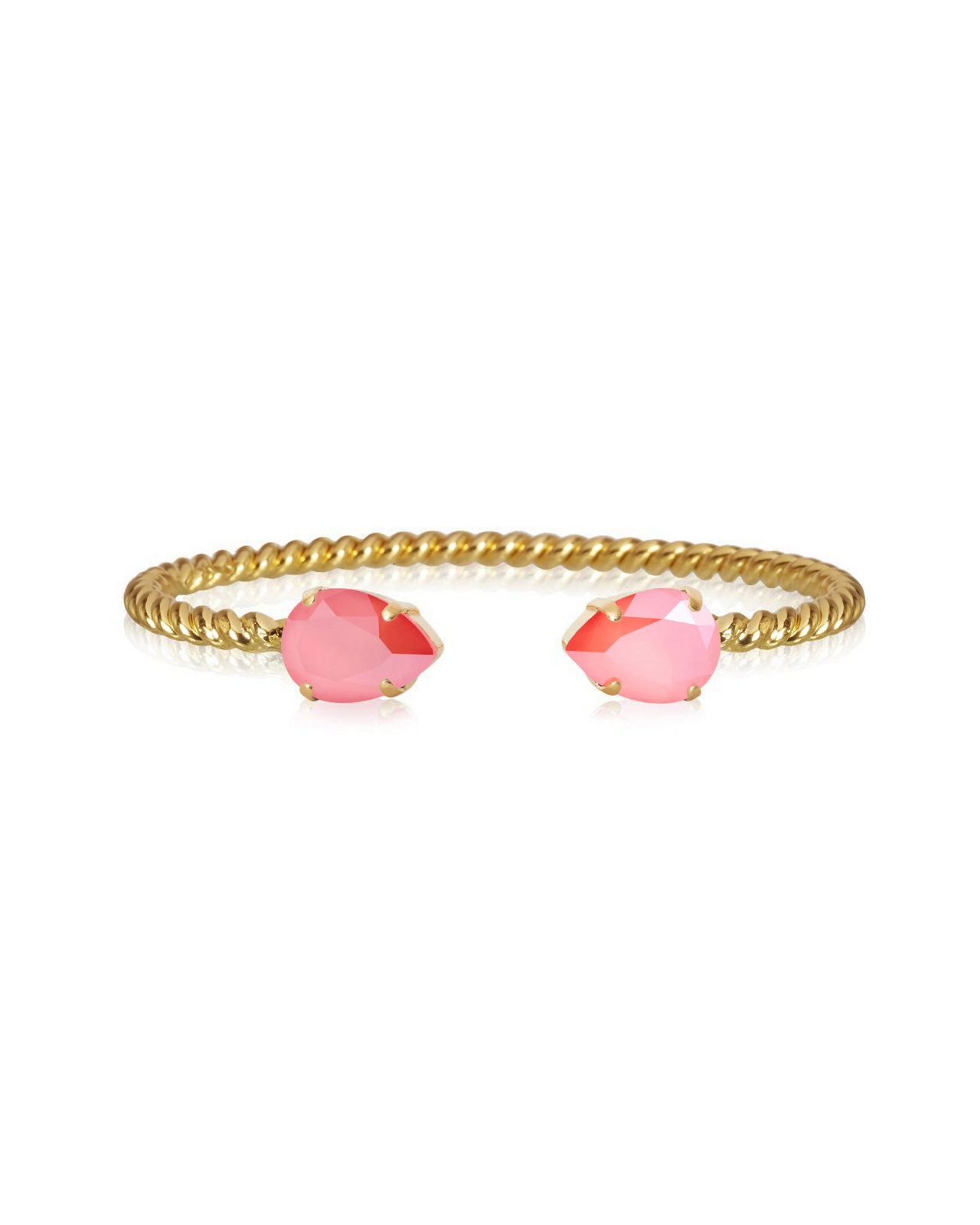 Mini drop armband light coral