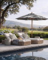 Capri parasol grey