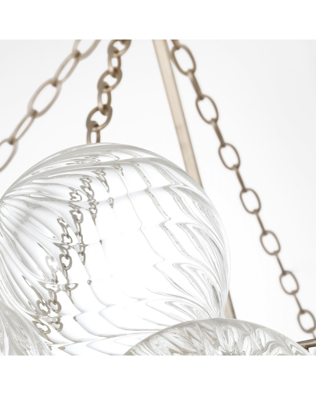 Talia 56" Chandelier Burnished Silver Leaf