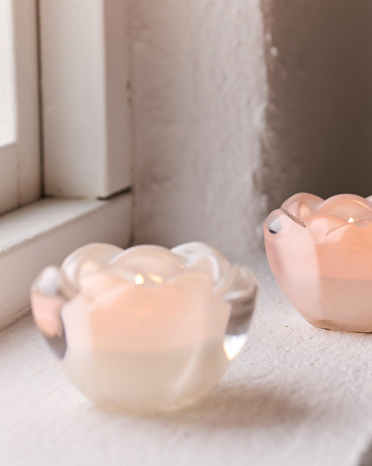 Emmie windlicht wit