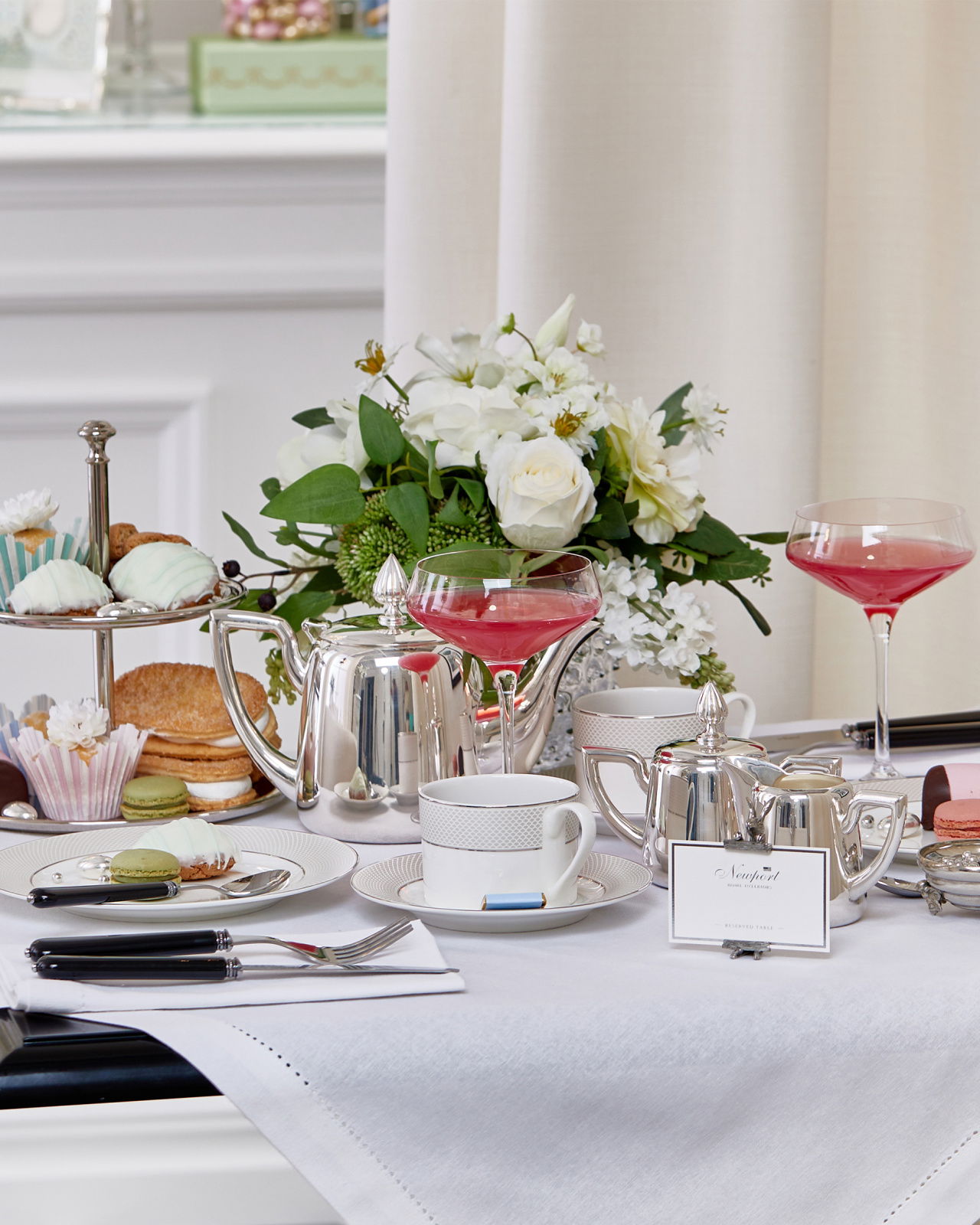 Kanin placeringskortshållare tenn