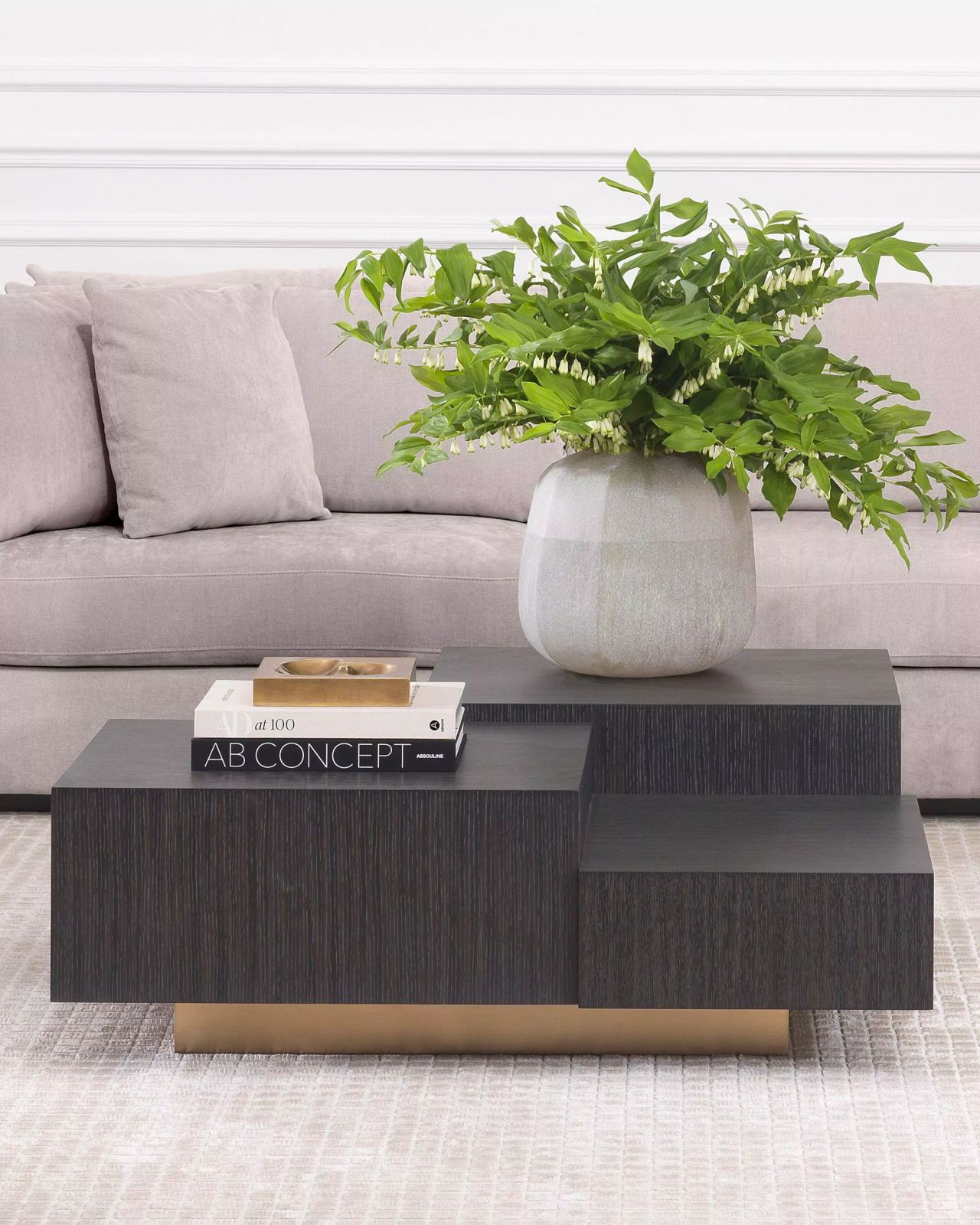 Nerone soffbord charcoal grey oak veneer